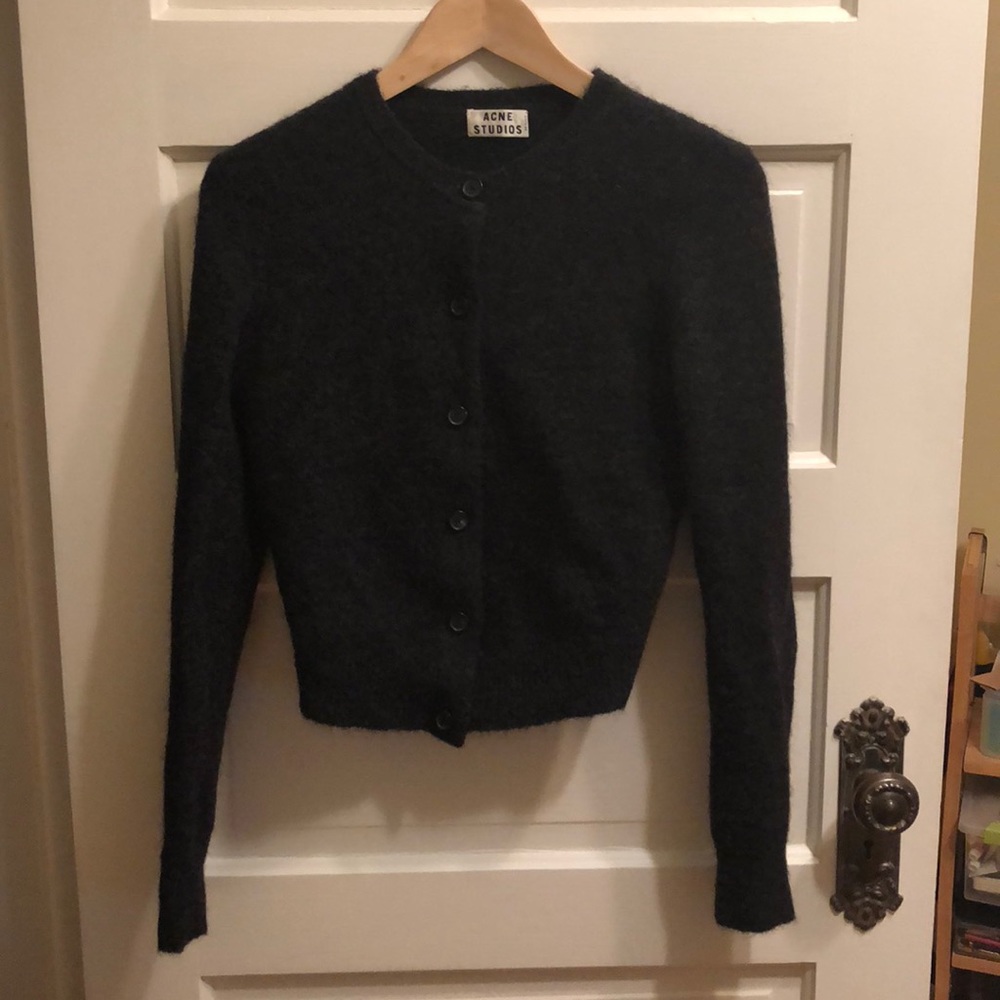 Acne studio sweater charcoal grey